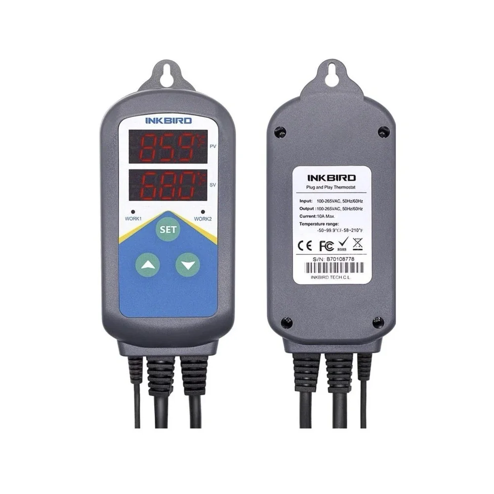 12N30- Inkbird Digital Outlet Heat Temperature Controller with Day Night Control